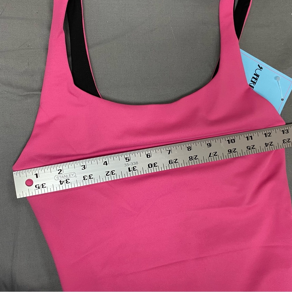 Fleo Bodysuit Small Pink Activewear Singlet One Piece Weightlifting NEW - Picture 11 of 15